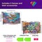 2-Piece Diamond Painting Kits for Adults,Colorful Sea Turtle and Succulent Plant Painting Colorful Artwork for Beginner Perfect for Home Wall Deco Diamond Decor 12"x16